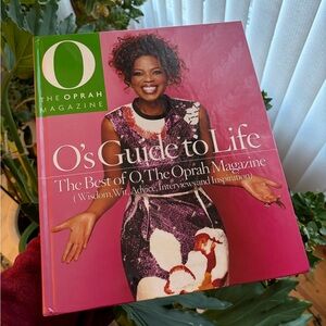 O's Guide to Life - The Oprah Magazine Pink Hardcover Book